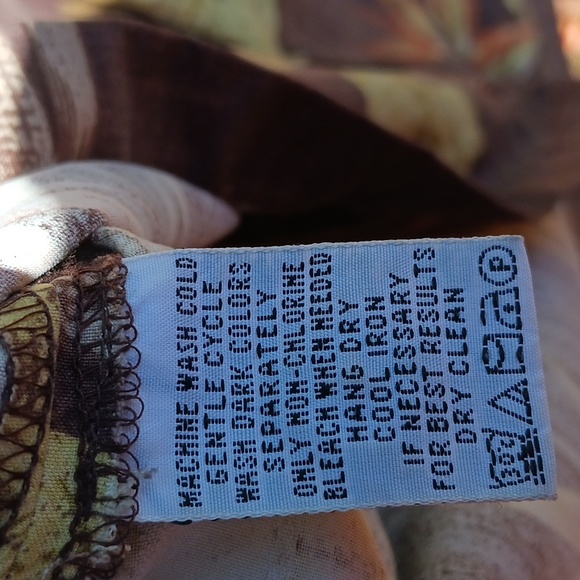 Tommy Bahama Men's Short Sleeve Silk Shirt Hawaiian Print Button Front Size L - Picture 8 of 15